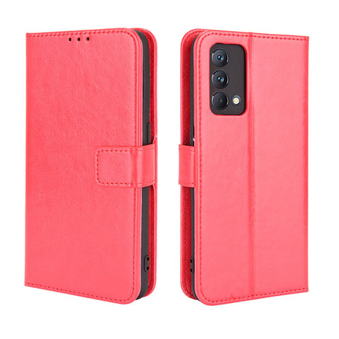 Coque Portefeuille Livre Cuir Etui Clapet BY5 pour Realme GT Master 5G Rouge