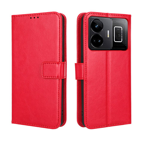 Coque Portefeuille Livre Cuir Etui Clapet BY5 pour Realme GT Neo5 240W 5G Rouge