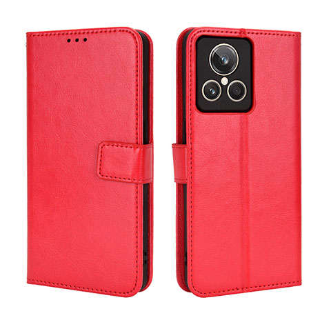 Coque Portefeuille Livre Cuir Etui Clapet BY5 pour Realme GT2 Master Explorer Rouge