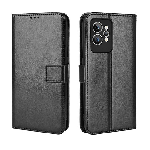 Coque Portefeuille Livre Cuir Etui Clapet BY5 pour Realme GT2 Pro 5G Noir