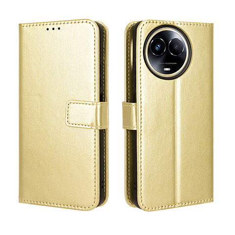 Coque Portefeuille Livre Cuir Etui Clapet BY5 pour Realme V50 5G Or