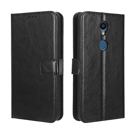 Coque Portefeuille Livre Cuir Etui Clapet BY5 pour Sharp Rouvo V Noir