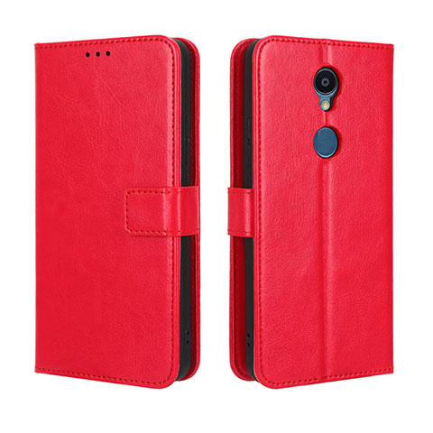 Coque Portefeuille Livre Cuir Etui Clapet BY5 pour Sharp Rouvo V Rouge