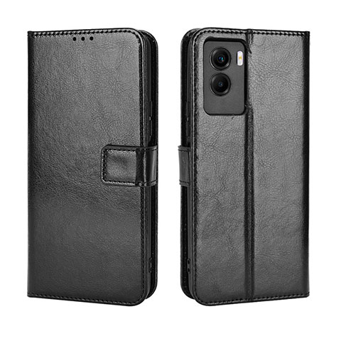 Coque Portefeuille Livre Cuir Etui Clapet BY5 pour Vivo Y72t Noir