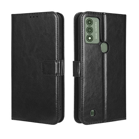 Coque Portefeuille Livre Cuir Etui Clapet BY5 pour Wiko Voix Noir