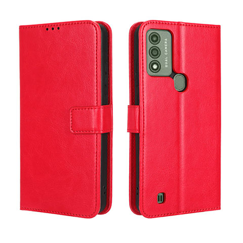 Coque Portefeuille Livre Cuir Etui Clapet BY5 pour Wiko Voix Rouge