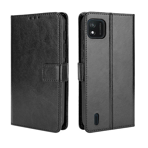 Coque Portefeuille Livre Cuir Etui Clapet BY5 pour Wiko Y62 Noir