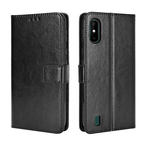 Coque Portefeuille Livre Cuir Etui Clapet BY5 pour Wiko Y81 Noir