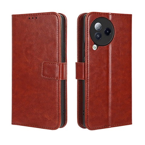 Coque Portefeuille Livre Cuir Etui Clapet BY5 pour Xiaomi Civi 3 5G Marron