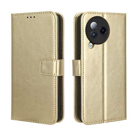 Coque Portefeuille Livre Cuir Etui Clapet BY5 pour Xiaomi Civi 3 5G Or