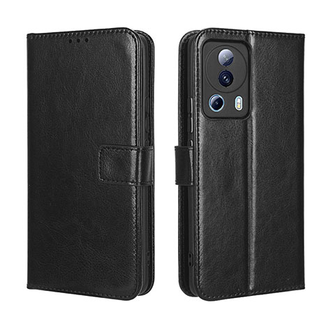 Coque Portefeuille Livre Cuir Etui Clapet BY5 pour Xiaomi Mi 12 Lite NE 5G Noir