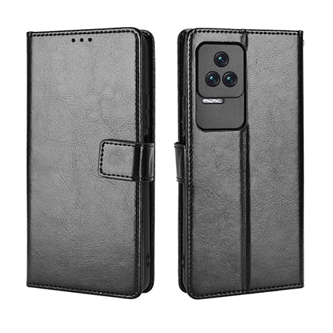 Coque Portefeuille Livre Cuir Etui Clapet BY5 pour Xiaomi Poco F4 5G Noir