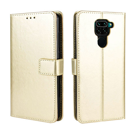 Coque Portefeuille Livre Cuir Etui Clapet BY5 pour Xiaomi Redmi 10X 4G Or