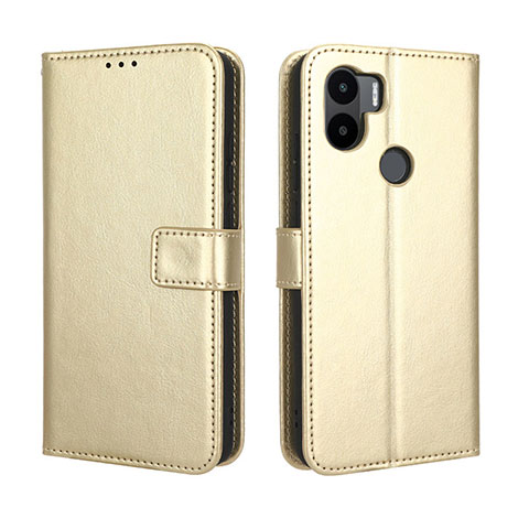 Coque Portefeuille Livre Cuir Etui Clapet BY5 pour Xiaomi Redmi A1 Plus Or