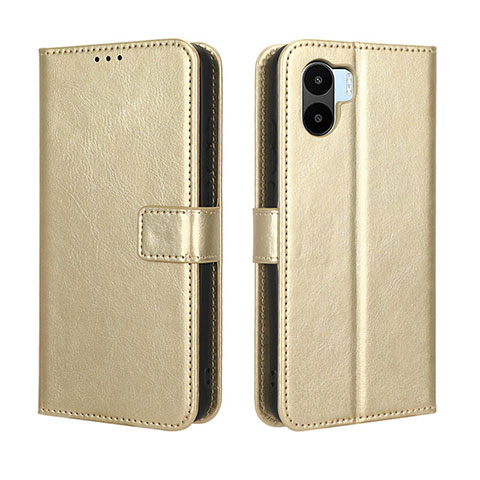 Coque Portefeuille Livre Cuir Etui Clapet BY5 pour Xiaomi Redmi A2 Plus Or