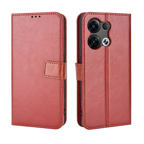 Coque Portefeuille Livre Cuir Etui Clapet BY5 pour Xiaomi Redmi Note 13 5G Marron