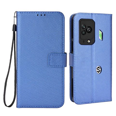 Coque Portefeuille Livre Cuir Etui Clapet BY6 pour Xiaomi Black Shark 5 Pro 5G Bleu