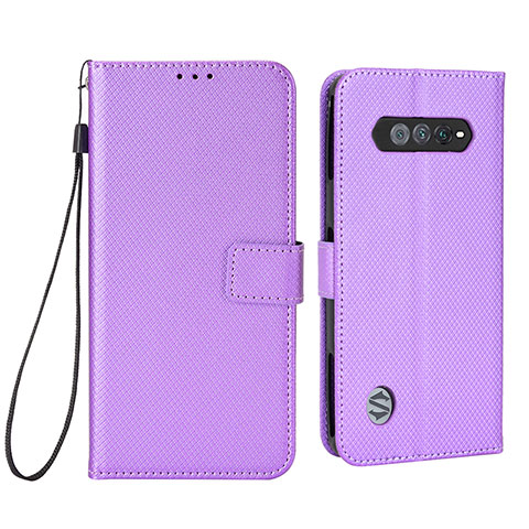 Coque Portefeuille Livre Cuir Etui Clapet BY6 pour Xiaomi Black Shark 5 RS 5G Violet