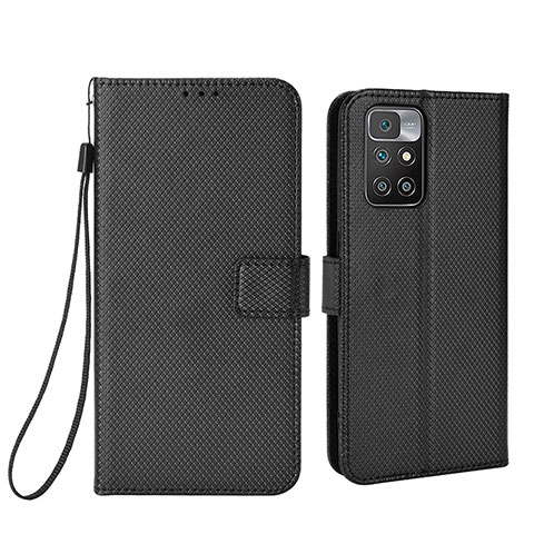 Coque Portefeuille Livre Cuir Etui Clapet BY6 pour Xiaomi Redmi Note 11 4G (2021) Noir