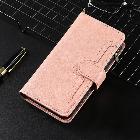 Coque Portefeuille Livre Cuir Etui Clapet BY7 pour Xiaomi Redmi Note 11 4G (2021) Or Rose