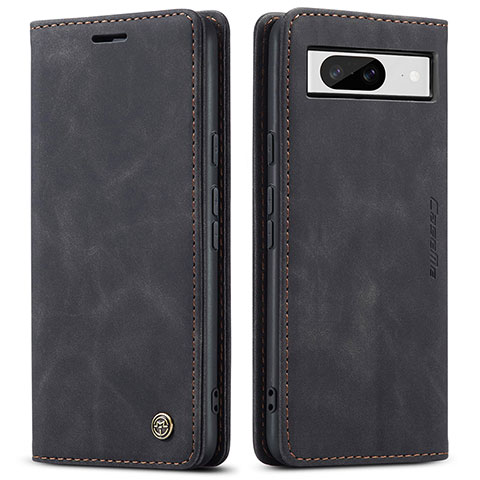 Coque Portefeuille Livre Cuir Etui Clapet C01S pour Google Pixel 8 5G Noir