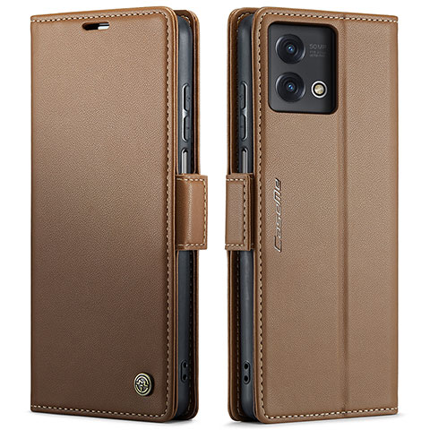 Coque Portefeuille Livre Cuir Etui Clapet C01S pour Motorola Moto G Stylus (2023) 4G Marron