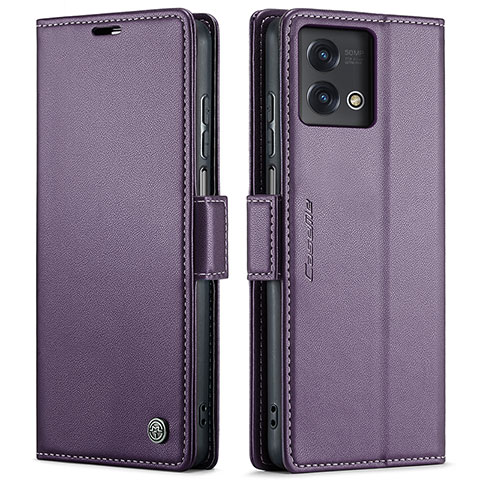 Coque Portefeuille Livre Cuir Etui Clapet C01S pour Motorola Moto G Stylus (2023) 5G Violet