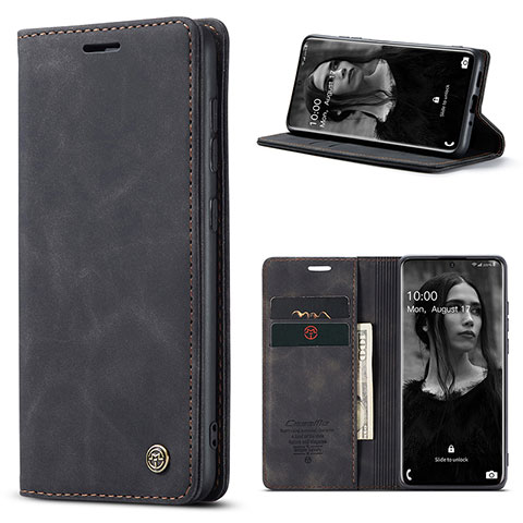 Coque Portefeuille Livre Cuir Etui Clapet C01S pour Samsung Galaxy S20 Noir