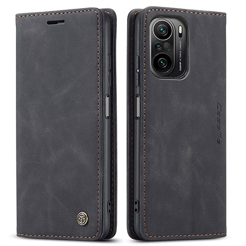 Coque Portefeuille Livre Cuir Etui Clapet C01S pour Xiaomi Mi 11X 5G Noir