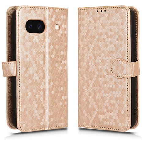 Coque Portefeuille Livre Cuir Etui Clapet C01X pour Google Pixel 8a 5G Or