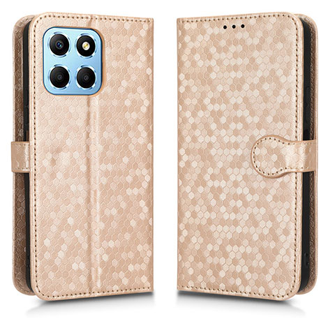 Coque Portefeuille Livre Cuir Etui Clapet C01X pour Huawei Honor 70 Lite 5G Or