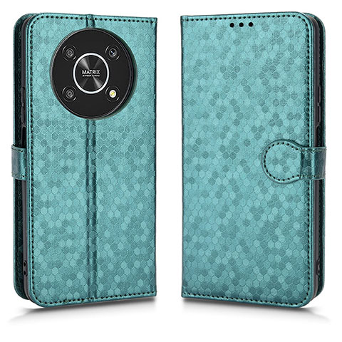 Coque Portefeuille Livre Cuir Etui Clapet C01X pour Huawei Honor Magic4 Lite 5G Vert