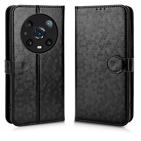 Coque Portefeuille Livre Cuir Etui Clapet C01X pour Huawei Honor Magic4 Pro 5G Noir