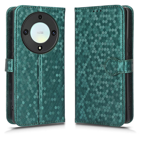 Coque Portefeuille Livre Cuir Etui Clapet C01X pour Huawei Honor Magic5 Lite 5G Vert