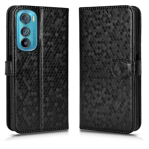 Coque Portefeuille Livre Cuir Etui Clapet C01X pour Motorola Moto Edge 30 5G Noir