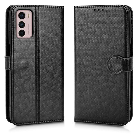 Coque Portefeuille Livre Cuir Etui Clapet C01X pour Motorola Moto G42 Noir