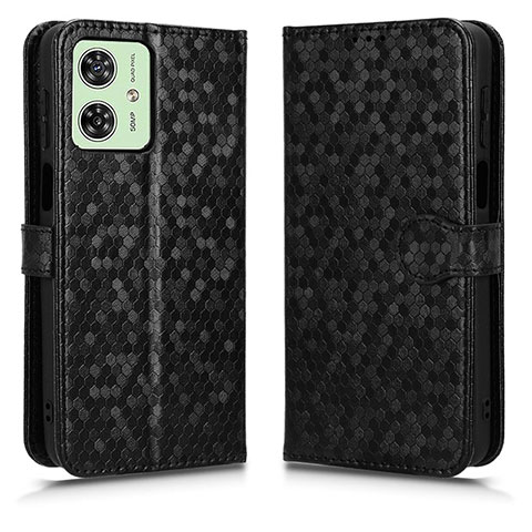 Coque Portefeuille Livre Cuir Etui Clapet C01X pour Motorola Moto G54 5G Noir