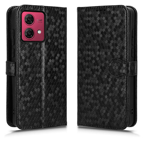 Coque Portefeuille Livre Cuir Etui Clapet C01X pour Motorola Moto G84 5G Noir