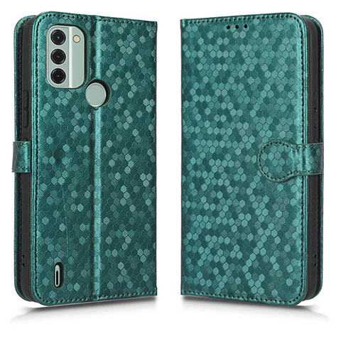 Coque Portefeuille Livre Cuir Etui Clapet C01X pour Nokia C31 Vert