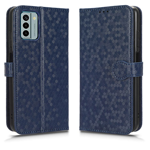 Coque Portefeuille Livre Cuir Etui Clapet C01X pour Nokia G22 Bleu