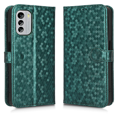 Coque Portefeuille Livre Cuir Etui Clapet C01X pour Nokia G60 5G Vert