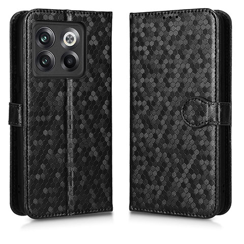 Coque Portefeuille Livre Cuir Etui Clapet C01X pour OnePlus 10T 5G Noir