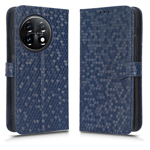 Coque Portefeuille Livre Cuir Etui Clapet C01X pour OnePlus Ace 2 5G Bleu