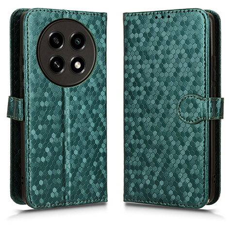 Coque Portefeuille Livre Cuir Etui Clapet C01X pour Oppo A2 Pro 5G Vert