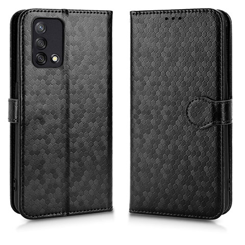 Coque Portefeuille Livre Cuir Etui Clapet C01X pour Oppo A95 4G Noir