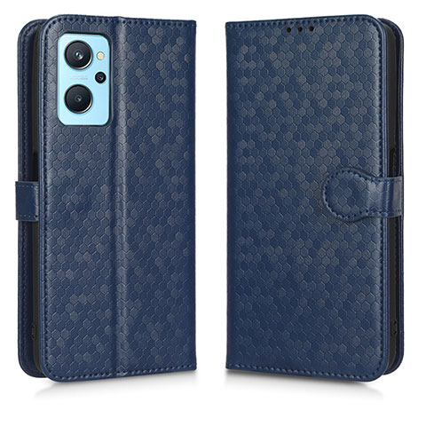 Coque Portefeuille Livre Cuir Etui Clapet C01X pour Oppo K10 4G Bleu