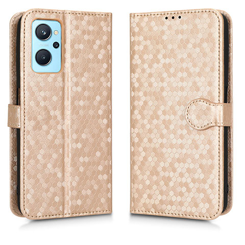 Coque Portefeuille Livre Cuir Etui Clapet C01X pour Oppo K10 4G Or