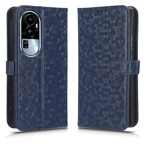 Coque Portefeuille Livre Cuir Etui Clapet C01X pour Oppo Reno10 Pro+ Plus 5G Bleu