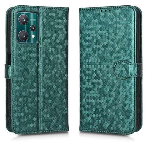 Coque Portefeuille Livre Cuir Etui Clapet C01X pour Realme 9 Pro 5G Vert