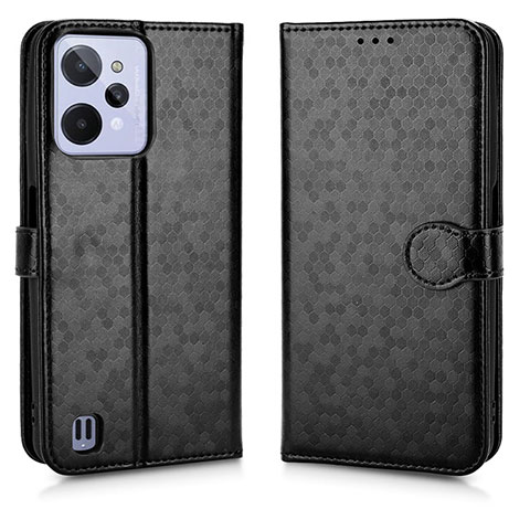 Coque Portefeuille Livre Cuir Etui Clapet C01X pour Realme C31 Noir